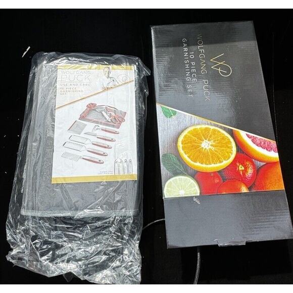 Wolfgang Puck 10 piece Garnishing Utensil Kitchen Tools Set Gray NIB Brand New! - Picture 1 of 10